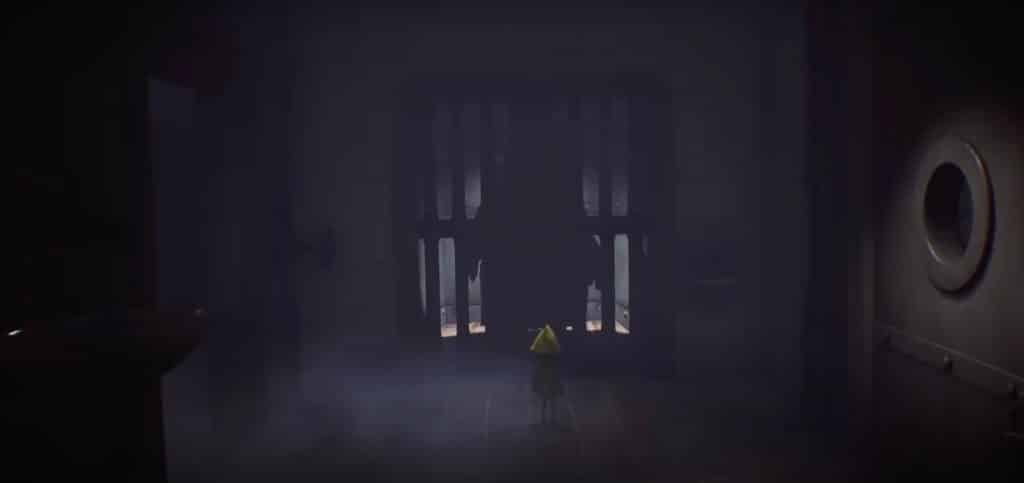 Little Nightmares Six at the Ship Elevator